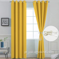 Cortinas de escurecimento amarelo mostarda